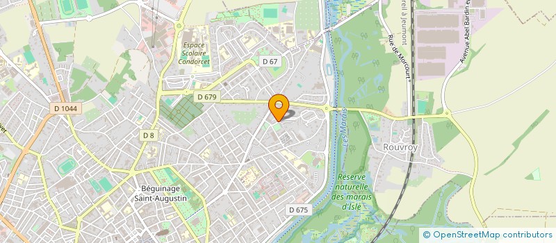 localisation de l'entreprise AGLV AUTO à SAINT-QUENTIN