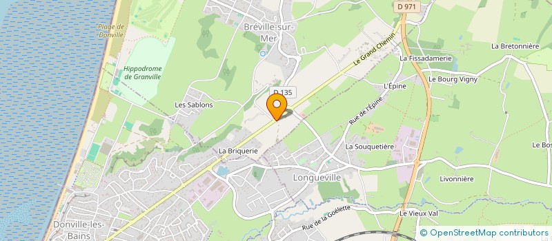 localisation de l'entreprise AGLYM IMMO  BREVILLE-SUR-MER