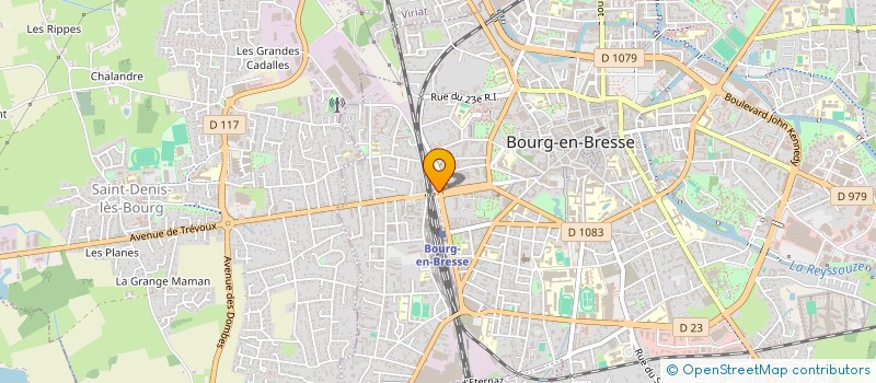 localisation de l'entreprise AGM à BOURG-EN-BRESSE