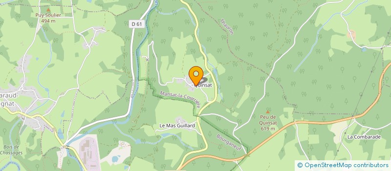 localisation de l'entreprise AGM à MANSAT-LA-COURRIERE