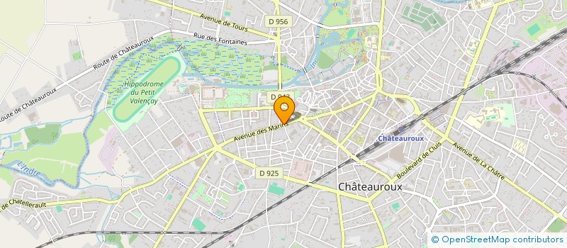 localisation de l'entreprise AGM 88 à CHATEAUROUX