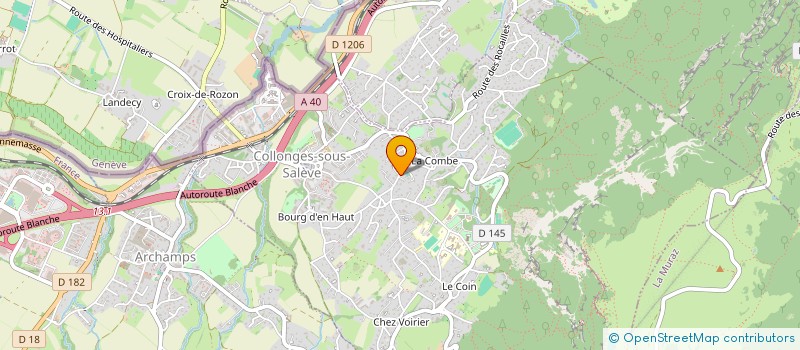 localisation de l'entreprise AGM à COLLONGES-SOUS-SALEVE