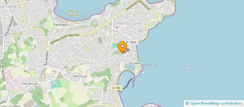 localisation de l'entreprise AGM à PERROS-GUIREC