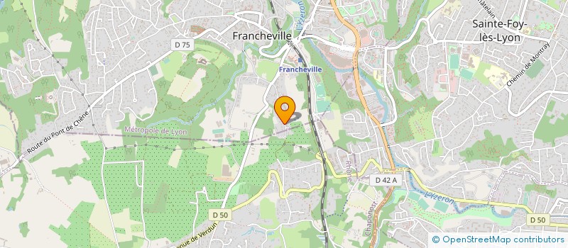 localisation de l'entreprise AGM à FRANCHEVILLE