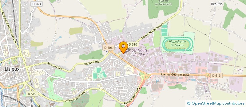 localisation de l'entreprise AGM  LISIEUX