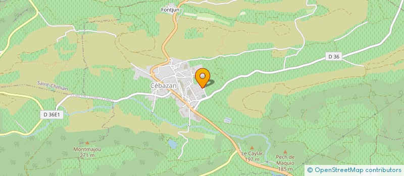localisation de l'entreprise AGM  CEBAZAN