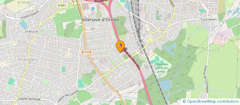 localisation de l'entreprise AGM  VILLENAVE-D'ORNON