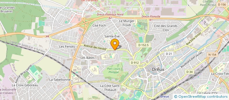 localisation de l'entreprise AGM AUTOS à DREUX