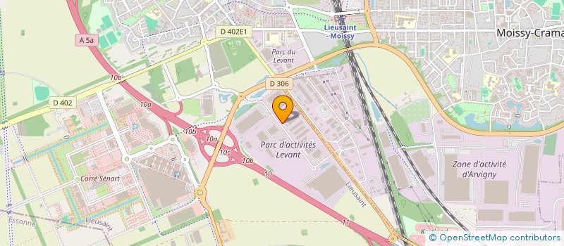 localisation de l'entreprise AGM BAT  LIEUSAINT