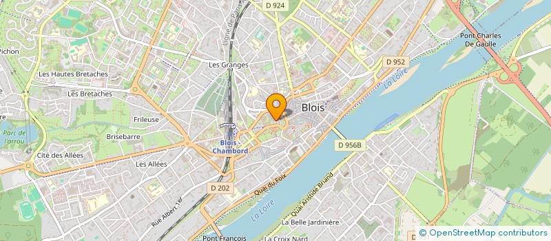 localisation de l'entreprise AGM BLOIS 2009  BLOIS
