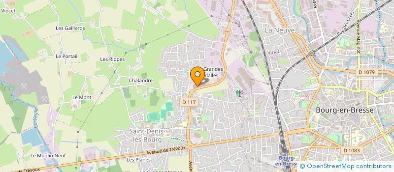 localisation de l'entreprise AGM CONSTRUCTIONS à SAINT-DENIS-LES-BOURG
