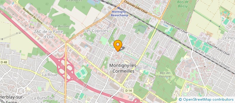 localisation de l'entreprise AGM CONSULTING  MONTIGNY-LES-CORMEILLES