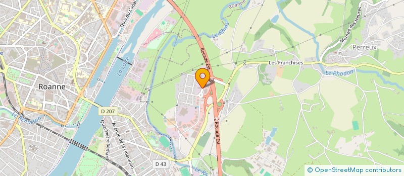 localisation de l'entreprise AGM DEPANNAGE  PERREUX