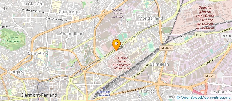 localisation de l'entreprise AGM DIMENSIONS  CLERMONT-FERRAND