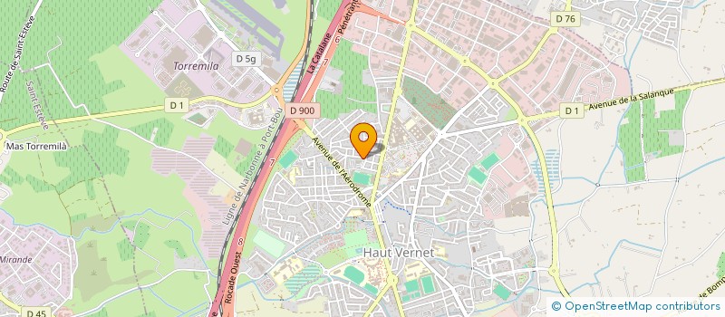 localisation de l'entreprise AGM ENVIRONNEMENT à PERPIGNAN