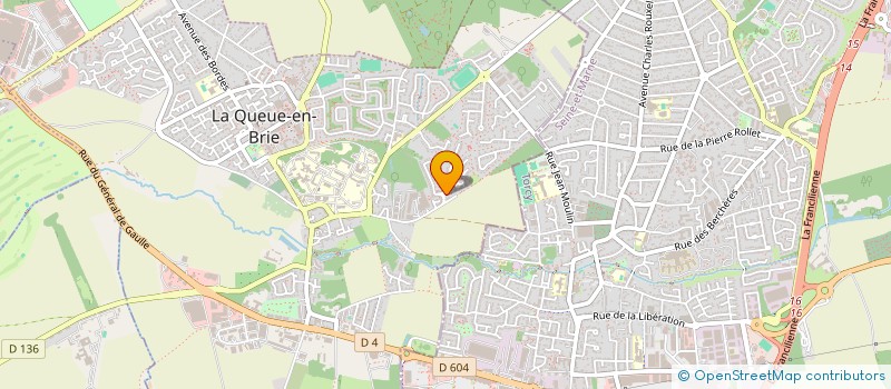 localisation de l'entreprise AGM IMMOBILIER  LA QUEUE-EN-BRIE