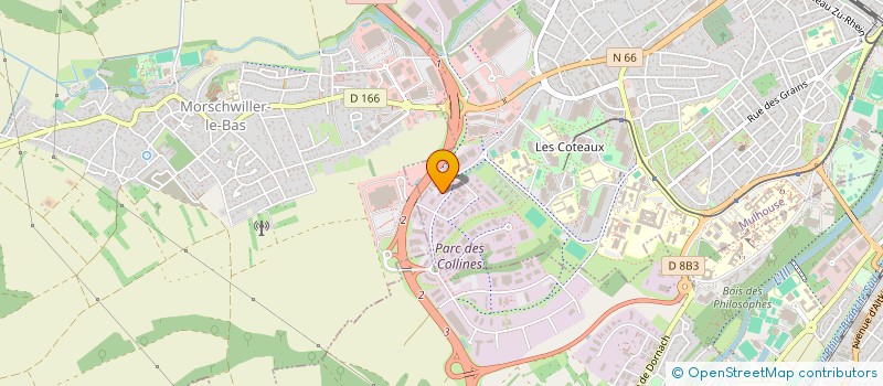 localisation de l'entreprise AGM INVEST à MULHOUSE