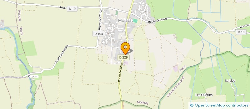 localisation de l'entreprise AGM-INVEST  MOISSAT