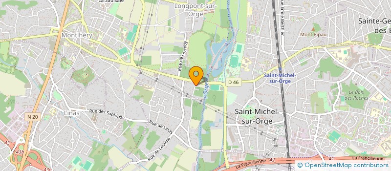 localisation de l'entreprise AGM INVESTISSEMENT à LONGPONT-SUR-ORGE