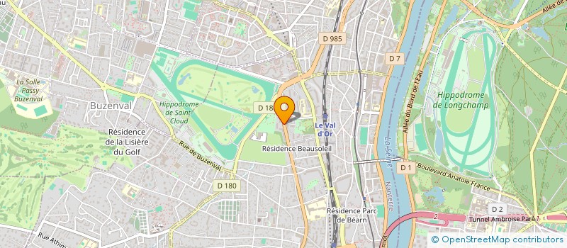 localisation de l'entreprise AGM INVESTISSEMENTS à SAINT-CLOUD