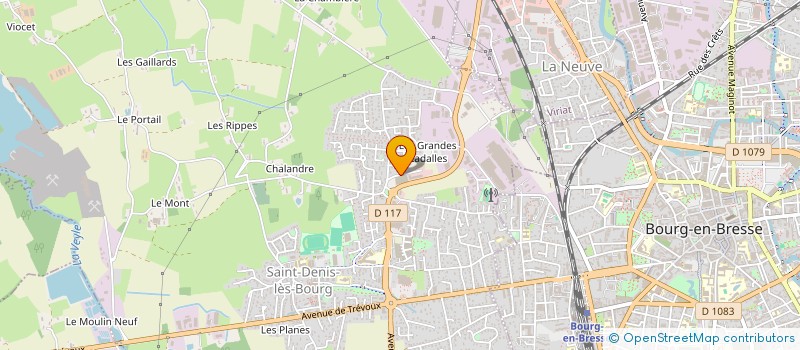 localisation de l'entreprise AGM INVESTISSEMENTS à SAINT-DENIS-LES-BOURG