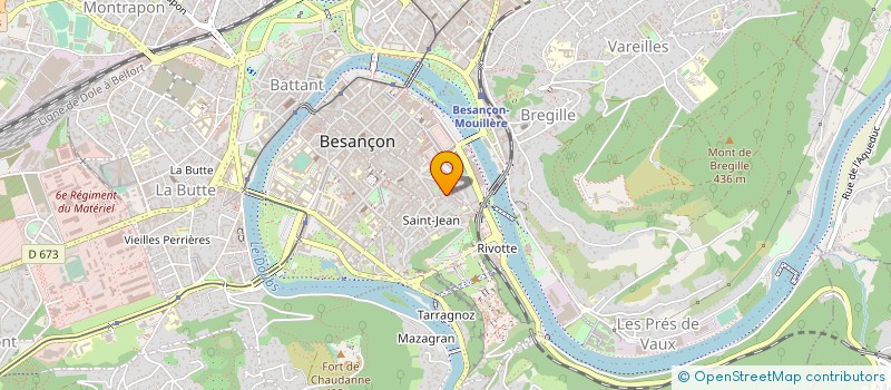 localisation de l'entreprise AGM LABBACI  BESANCON