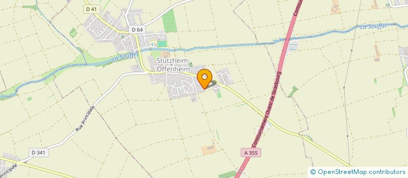 localisation de l'entreprise AGM MICHEL  STUTZHEIM-OFFENHEIM