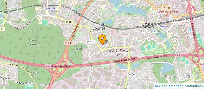 localisation de l'entreprise AGM NETWORK à LOGNES