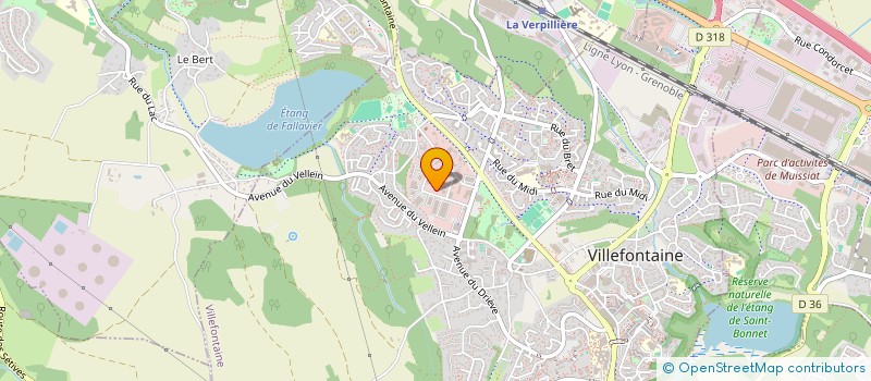 localisation de l'entreprise AGM TRANSPORT  VILLEFONTAINE