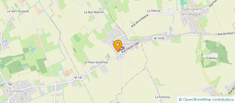 localisation de l'entreprise AGM VICOT à LE MAISNIL