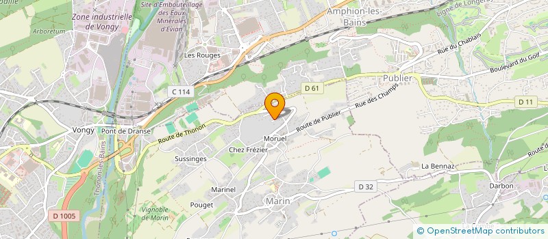 localisation de l'entreprise AGMA à MARIN