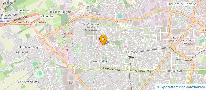 localisation de l'entreprise AGMA  TOURS