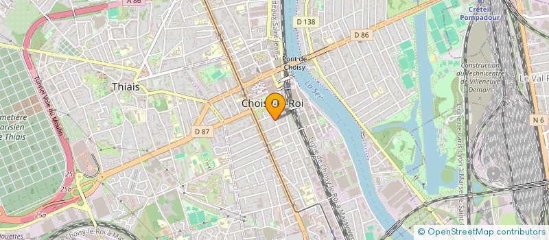 localisation de l'entreprise AGMA HOLDING  CHOISY-LE-ROI