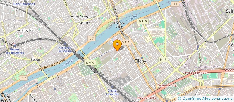 localisation de l'entreprise AGMA LOCATION à CLICHY