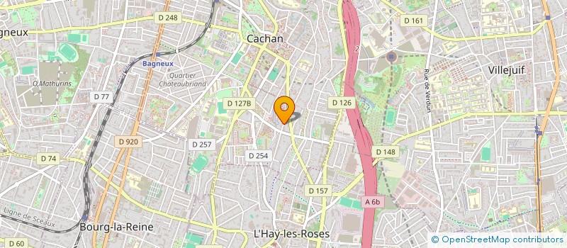 localisation de l'entreprise AGMAPA 142  CACHAN