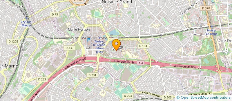 localisation de l'entreprise AGMAR à NOISY-LE-GRAND