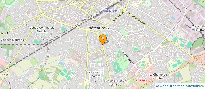 localisation de l'entreprise AGMAX  CHATEAUROUX