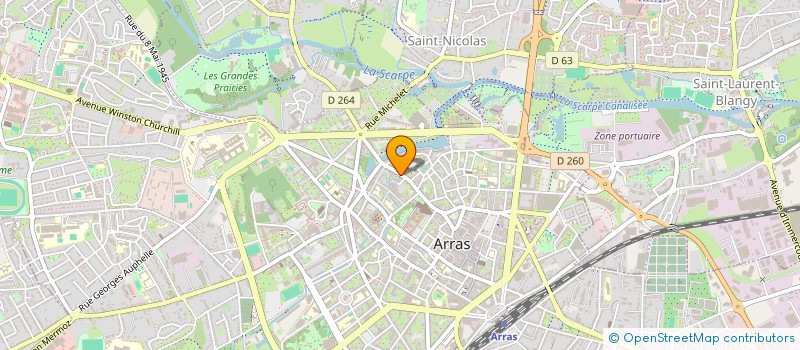 localisation de l'entreprise AGMC à ARRAS