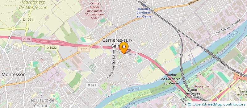 localisation de l'entreprise AGMCP  CARRIERES-SUR-SEINE