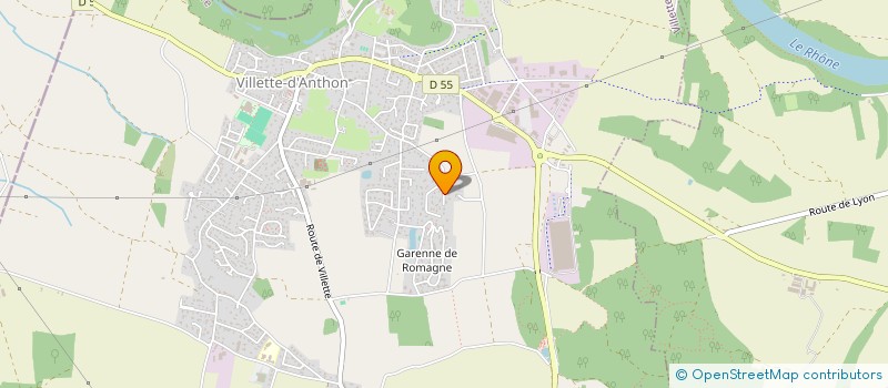 localisation de l'entreprise AGMENUISERIE  VILLETTE-D'ANTHON