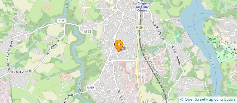 localisation de l'entreprise AGMG  LA CHAPELLE-SUR-ERDRE