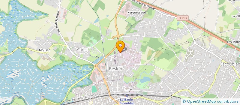 localisation de l'entreprise AGMH à LA BAULE-ESCOUBLAC