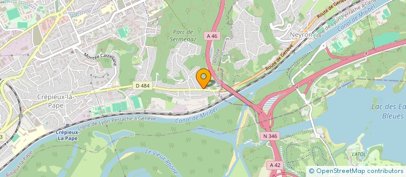 localisation de l'entreprise AGMP TECHNOLOGIE  RILLIEUX-LA-PAPE