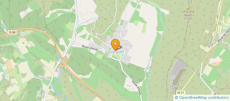 localisation de l'entreprise AGMR CONSULT  GUZARGUES