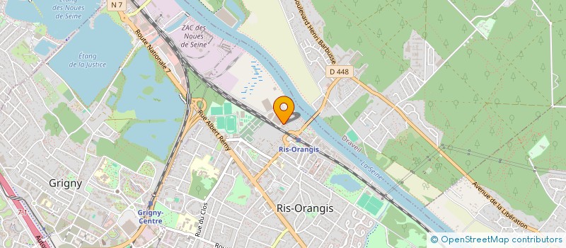 localisation de l'entreprise AGMS TMP LOGISTIQUE à RIS-ORANGIS