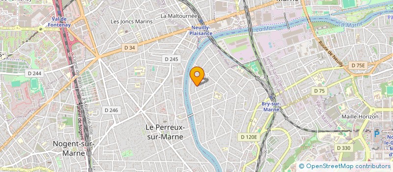 localisation de l'entreprise AGMV à BRY-SUR-MARNE