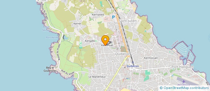 localisation de l'entreprise AGN PARTNERS SA à QUIBERON