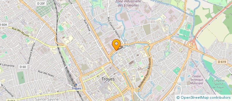 localisation de l'entreprise AGN PASTEUR  TROYES