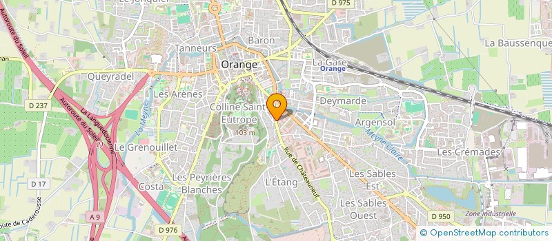 localisation de l'entreprise AGN UNI SERVICE à ORANGE