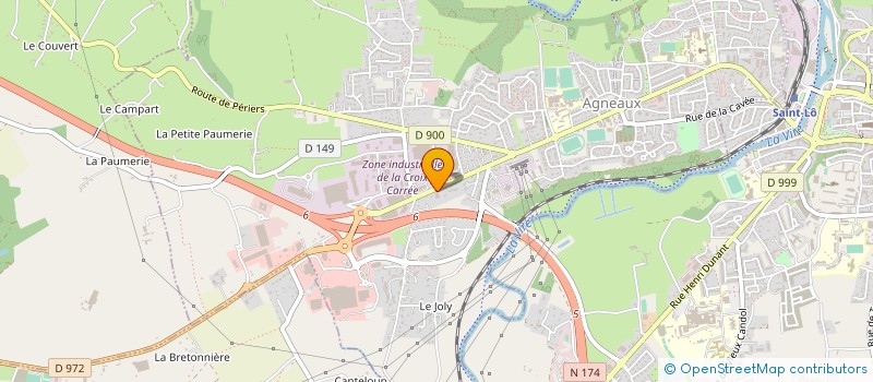 localisation de l'entreprise AGNEAUX AUTO  AGNEAUX